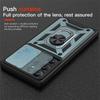 Magnetic Ring Cases For Samsung Galaxy S24 S23 S22 S21 S20 Ultra Plus Slide Lens Protector Case For Samsung S24 S23 S21 FE Cover