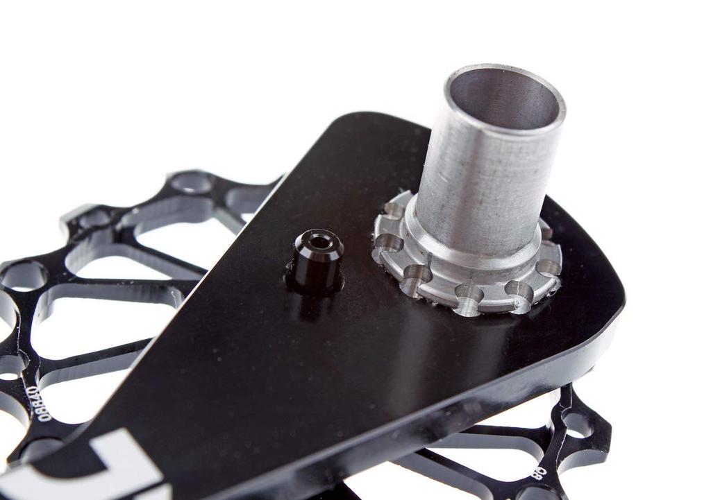 KCNC 16T Derailleur Pulley 7075 Aluminum Alloy Big Pulley Bicycle Pulley Compatible with Shimano Dura Ace 6700/6800/7800/7900/7970/9000/9070 (Black)