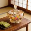 Glass Jar With Lid,Christmas Candy Dish,Candy Cookie Jars,Jewelry Box,Biscuit Containers Food Storage,Decorative Jar