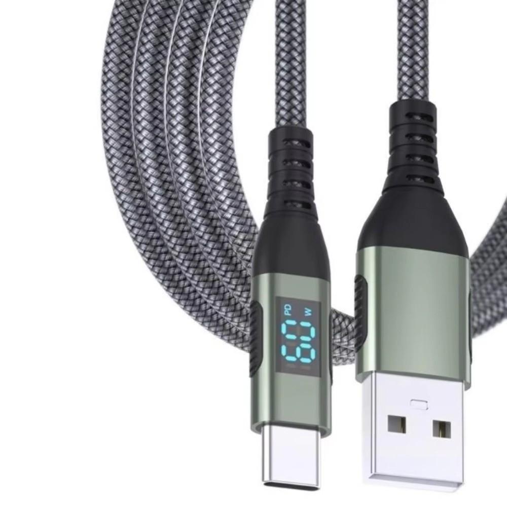 Dual Type-C Connector Dual Head Charging Cable 100W Power Type-C Data Transfer Cable