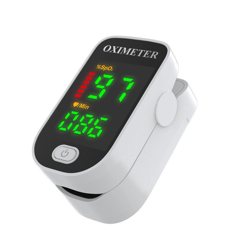 LK87 Fingertip Pulse Oximeter: Heart Rate & Oxygen Monitor, Black Gem