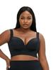 Plus Size Smooth Underwire Bra - Thin Cup, Side Support & Adjustable Fit for Women