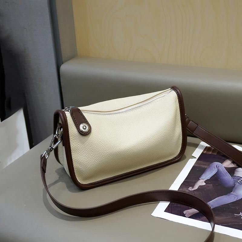 Genuine Leather Bags for Women Shoulder Crossbody Bag Small Bags for Ladies Simple Design