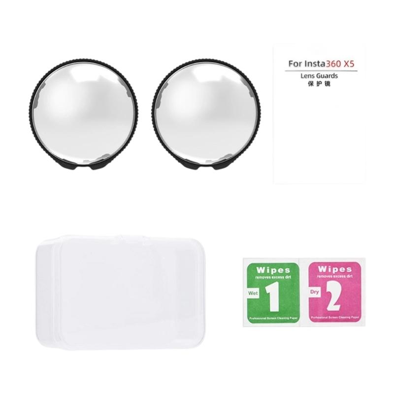 AntiScratch Lens Protectors for X5 Action Cameras High Definition Opticals Glass With Toolless Installation