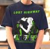 Koszulkę z filmu Zagubiona autostrada - Koszulka Davida Lyncha, Koszulka Neo Noir, Koszulka kultowego filmu z lat 90.