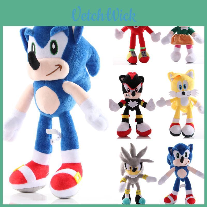 Super Soft Sonic Hedgehog Plush Toy 12 Inch Adorable Stuffed Animal For Kids