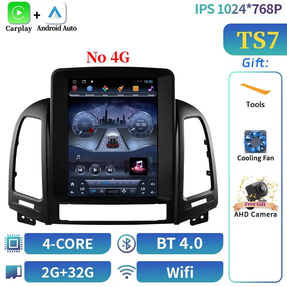 

9,7 для Hyundai Santa Fe 2 2006-2012 Автомобильное радио Мультимедиа Видео GPS Android 14 CarPlay Android Auto Навигация CarPlay Монитор CHINA