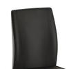 2-piece Set of Black PU Dining Chairs: Black Metal Legs, Ergonomic Design, Comfort and Aesthetics In One.