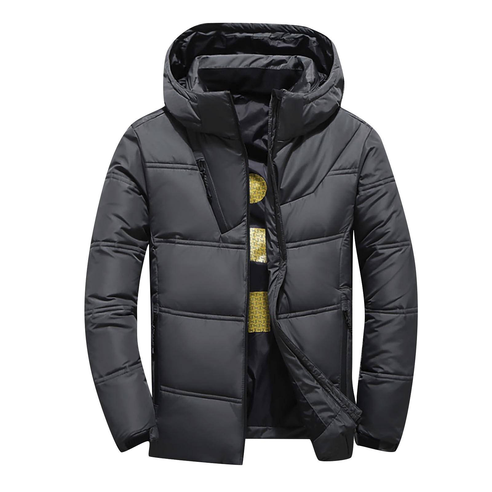 

Men s Autumn And Winter New Fashion Contrast Color Loose Casual Jacket XXXXL