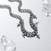 Stainless Steel Cross Pendant Bracelet for Men Women Cuban Chain Punk Hiphop Male Waterproof Jewelry Accessories Gifts Wholesale