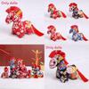 Chinese Zodiac Horse Plush Toy With Flower Pattern And Pp Cotton Filling For Lunar New Year Gift