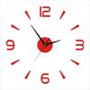 Relógio de parede digital, relógio para casa, sala de estar, adesivo, decoração de casa, relojes adesivos decorativos para paredes