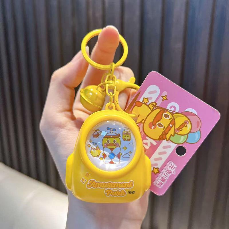Cute Little Bear & Duck Night Light Keychain – Backpack Pendant & Claw Machine Gift