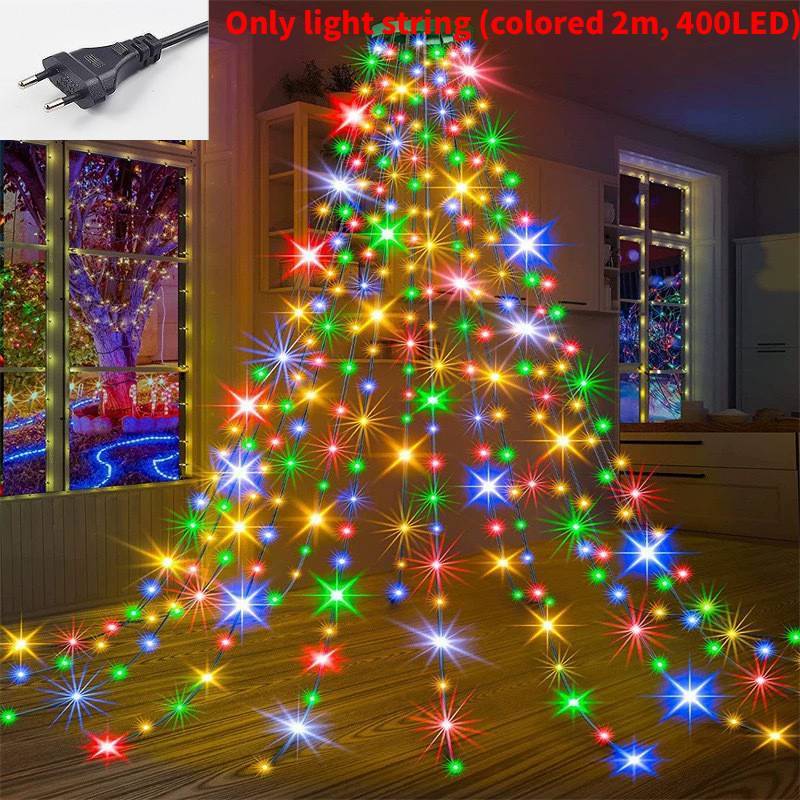 Christmas Tree Led Lights With Low Voltage Power For Festive Home Decor
