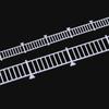 Scale 1:87/50 Railing Model Guardrail Fence Materials Diy Building Sand Table Landscape Design Diorama Kits 1Pcs