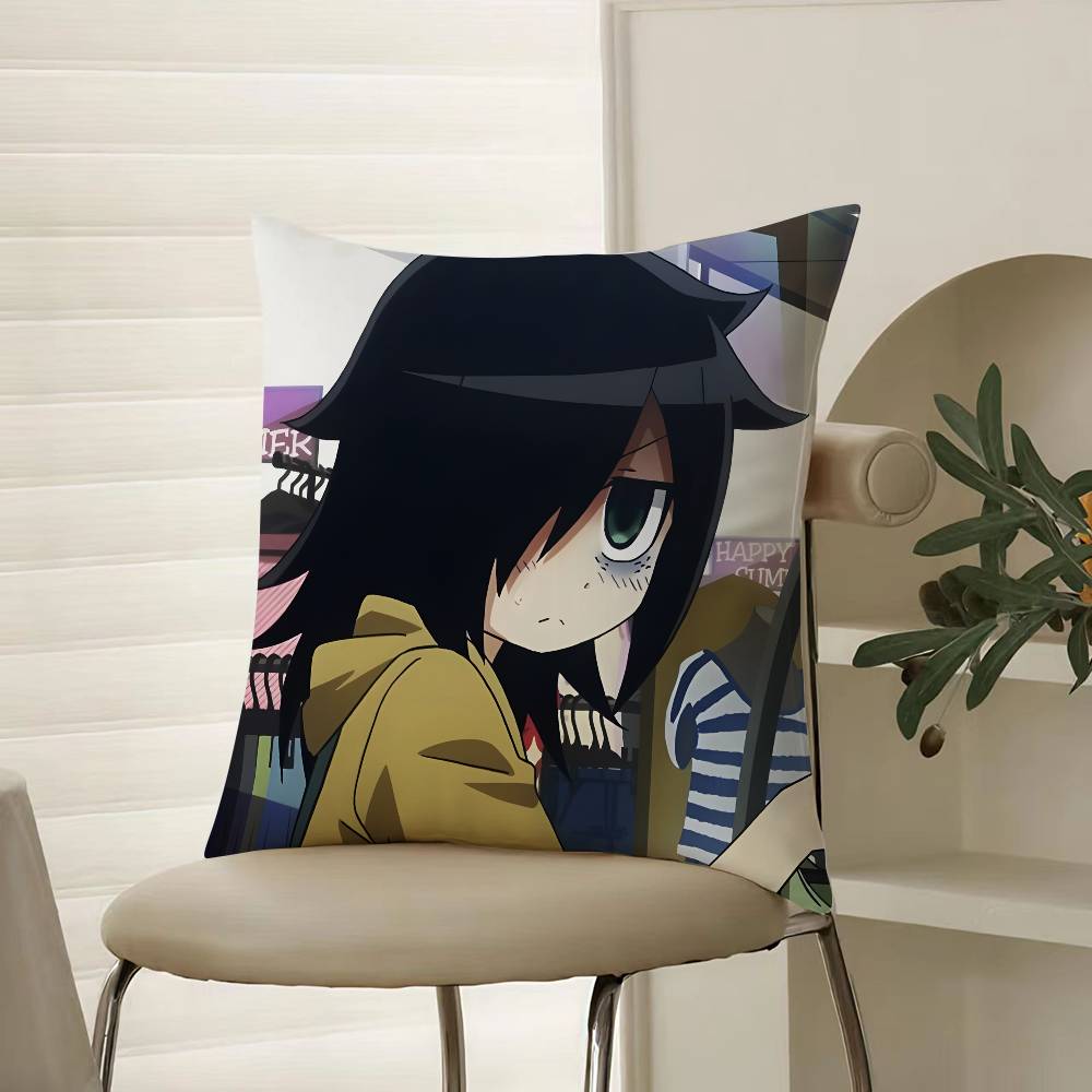 K-Kuroki T-Tomoko Pillow Case Comfort Sofa Bed Silky Elegant Invisible Zipper Decorative Cushion Cover