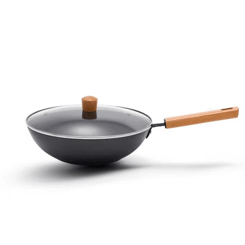 Robam Non-slip Round-bottom Cast Iron Wok