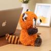 25cm Lovely Raccoon Stuffed Fluffy Animal Huggable Pillow Delicate Home Decro Zoo Souvenir Party Props