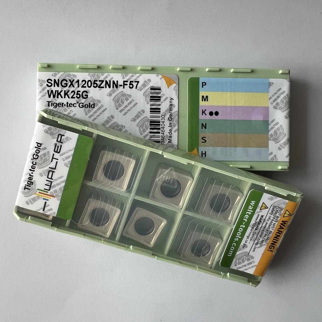 WALTER / SNGX1205ZNN-F57 WKK25G / Carbide CNC Blade 10 Pcs