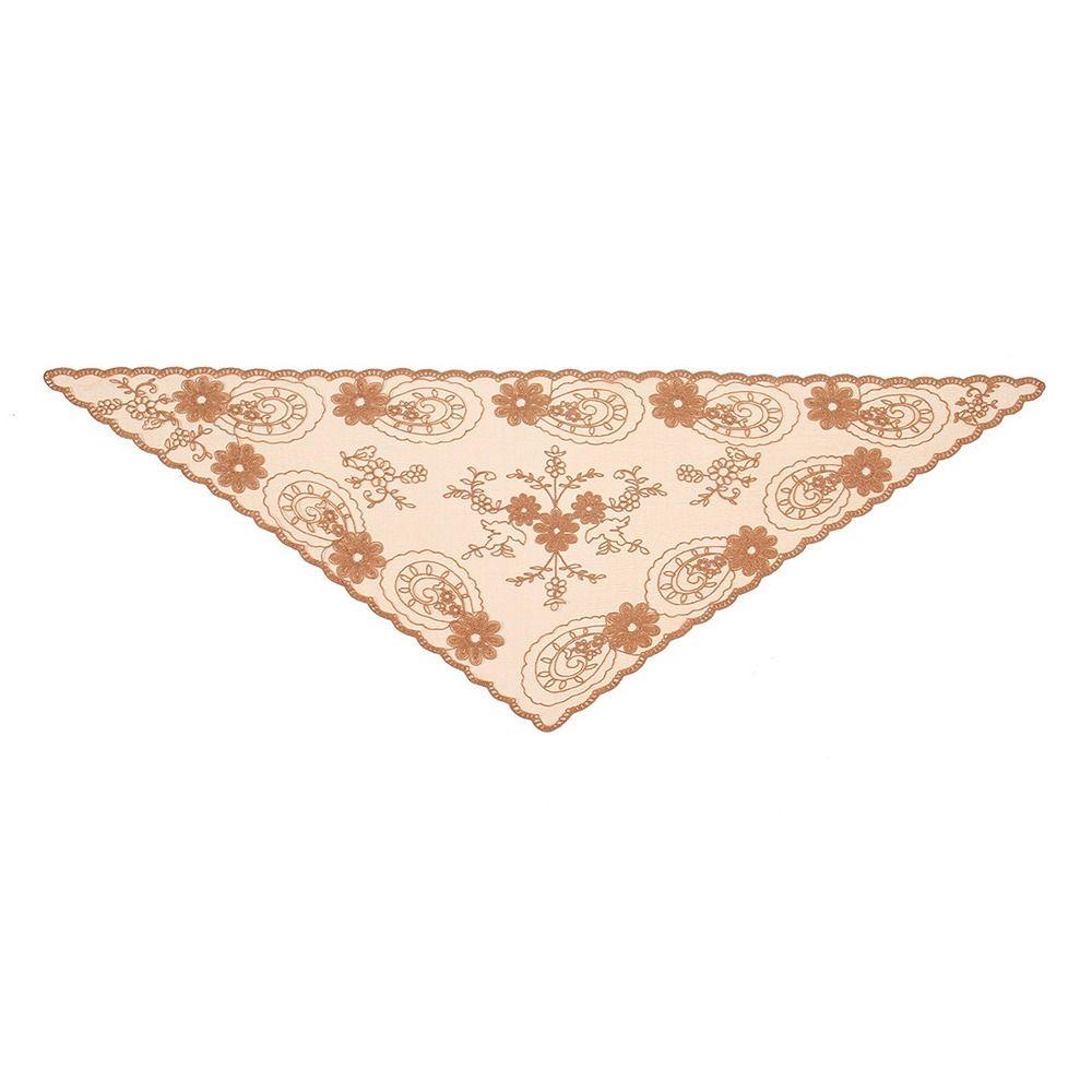 Vintage Bandanas for Women Cute Triangle Head Scarf Lace Flower Hair Scarf Headband  Pastoral Style