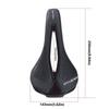 Ultra Lightweight Carbon Rail Bicycle Saddle Road Mountain Bikes Comfortable Hollow Design Leather Top