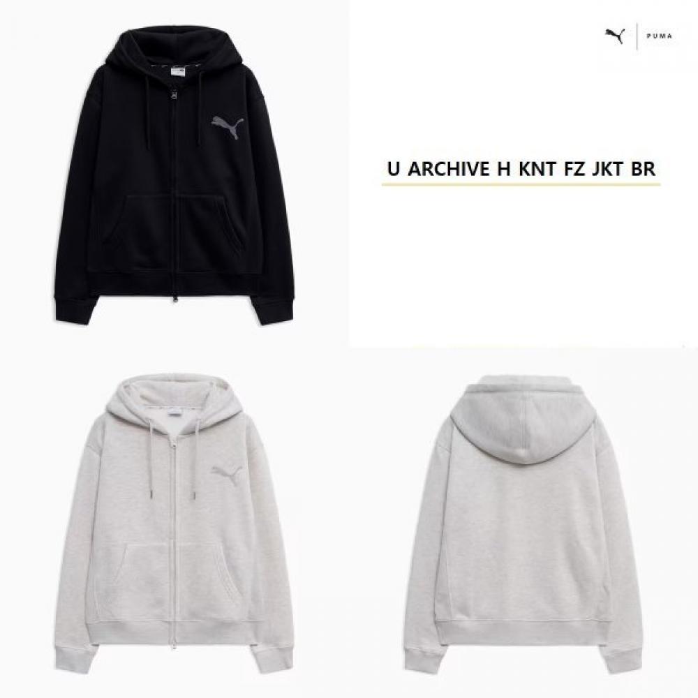 

Puma Uni ArcHive H Куртка на молнии с матовой отделкой 940901 01 02 U ArcHive H Knt Fz Jkt Br 02 gray/M