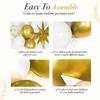 121PCS white and gold latex balloon set suitable for birthday parties, weddings, Valentine's Day party decorations