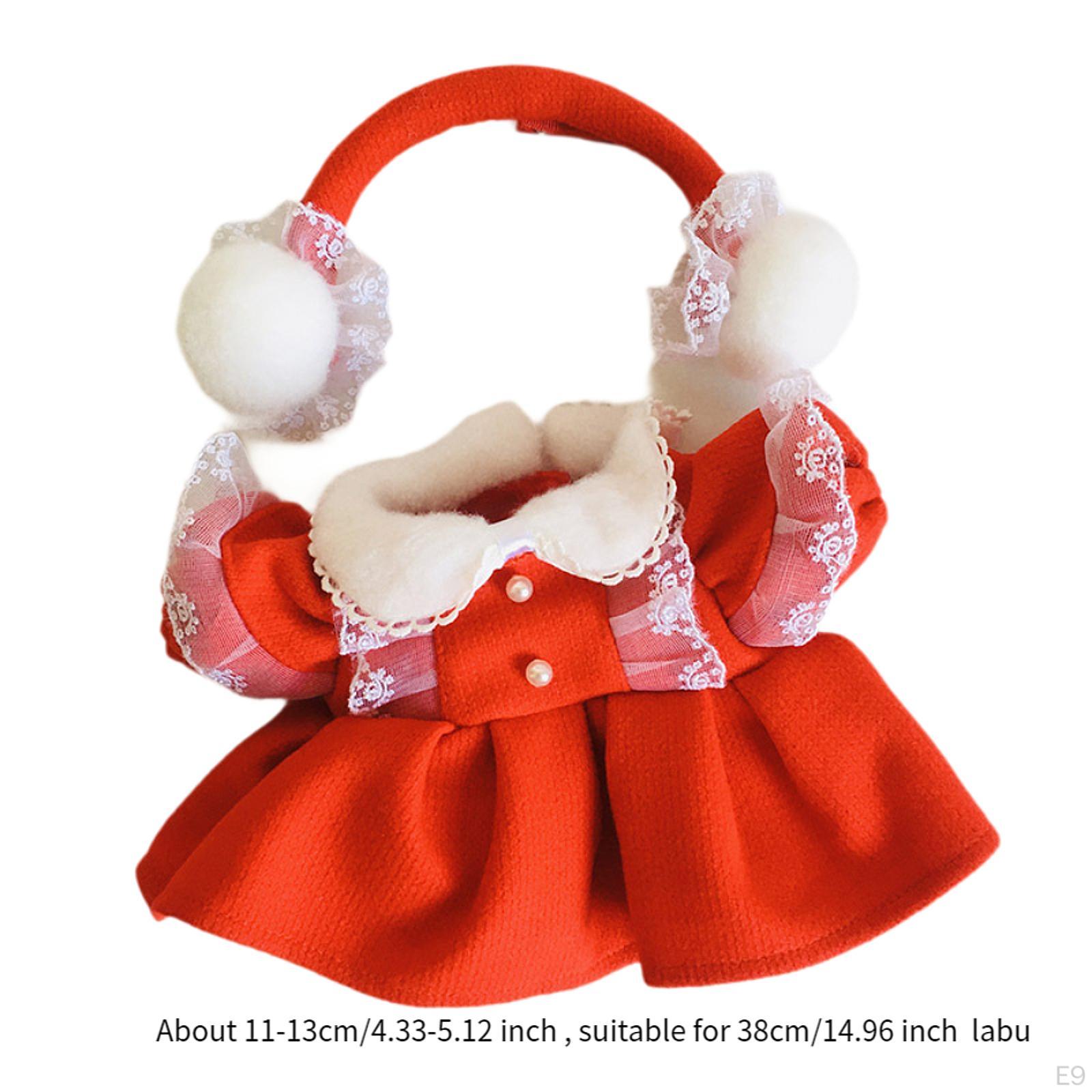 38 см Кукольная Одежда DIY Стильный Фото Реквизит Одежда Аксессуары Замена Платья red — фото 10