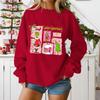 Women's Loose Comfortable Casual Fashionable Character Printing Round Neck Long Sleeved Sweatshirt