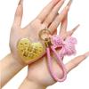 Pure Gold Peace and Joy Goldfish Leather Keychain Pendant