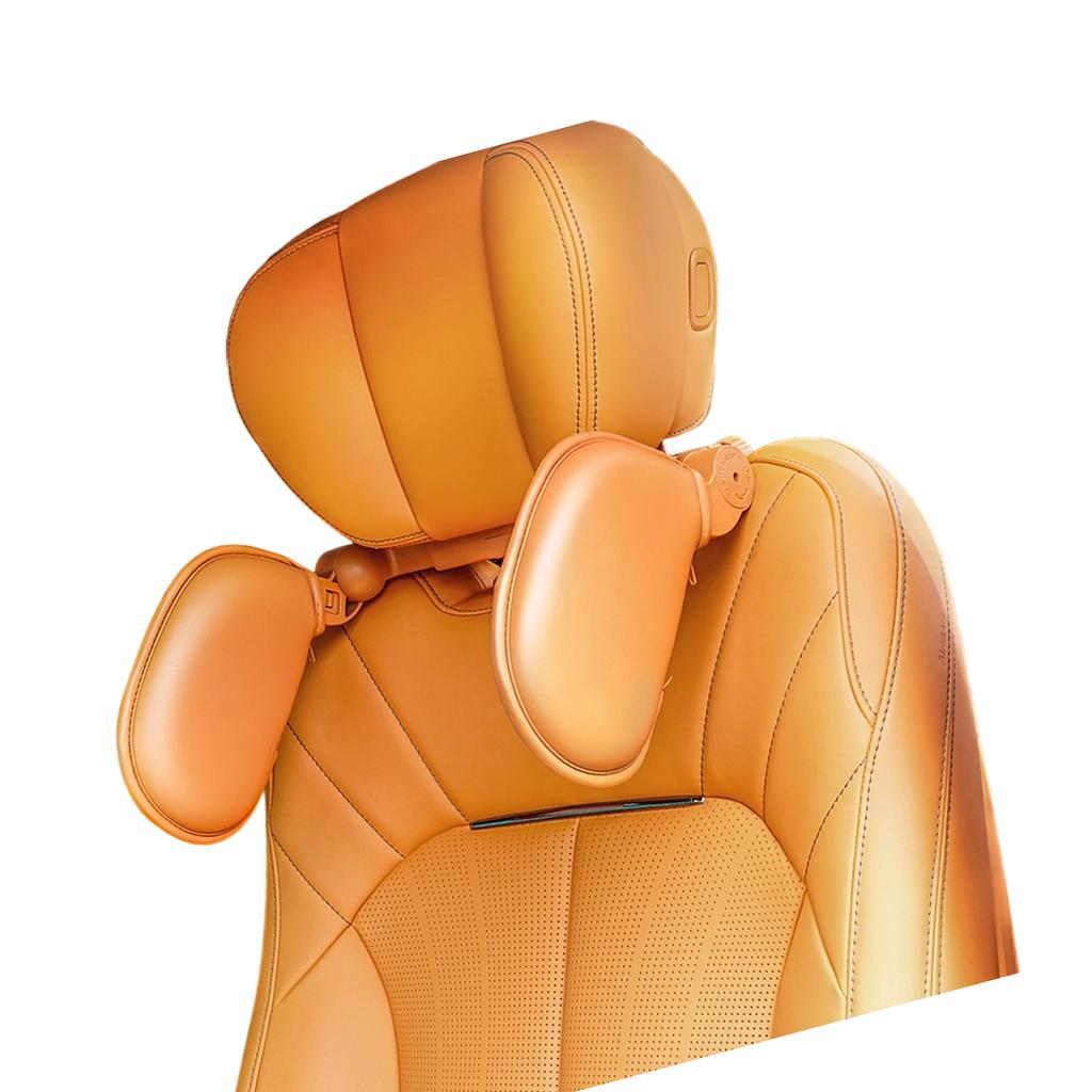 Oreiller de Nuque de Voiture en Mousse à Mémoire Respirant Amovible Haute Élasticité Angle Réglable Pour le Confort de Sommeil du Passager Enfant