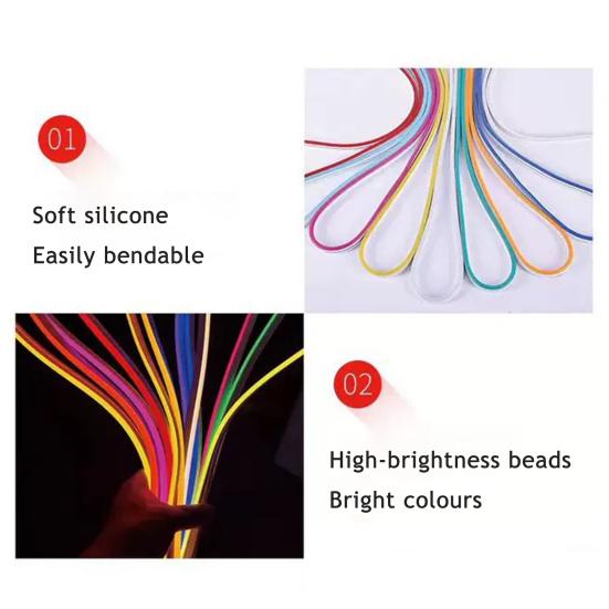 Neon Light Sign Personalized LED Neon Lights Large LED Neon Sign for Restaurant Dining Room Office Wall Decor