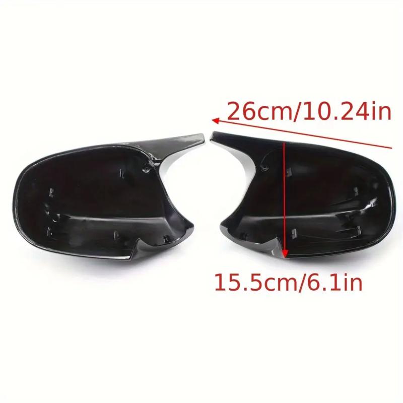 Suitable for Bmw3DepartmentE90 E91 E92 E93 320i 325iLater Model Left Side Mirror Housing - High Gloss Black Polished Appearance