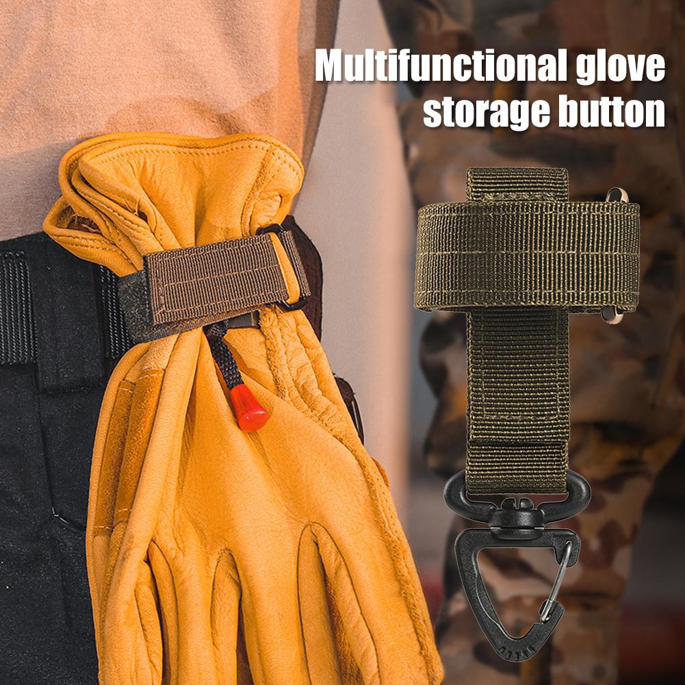 Multifunction Outdoor Gloves Climbing Rope Storage Buckle Camping Hanging Buckle