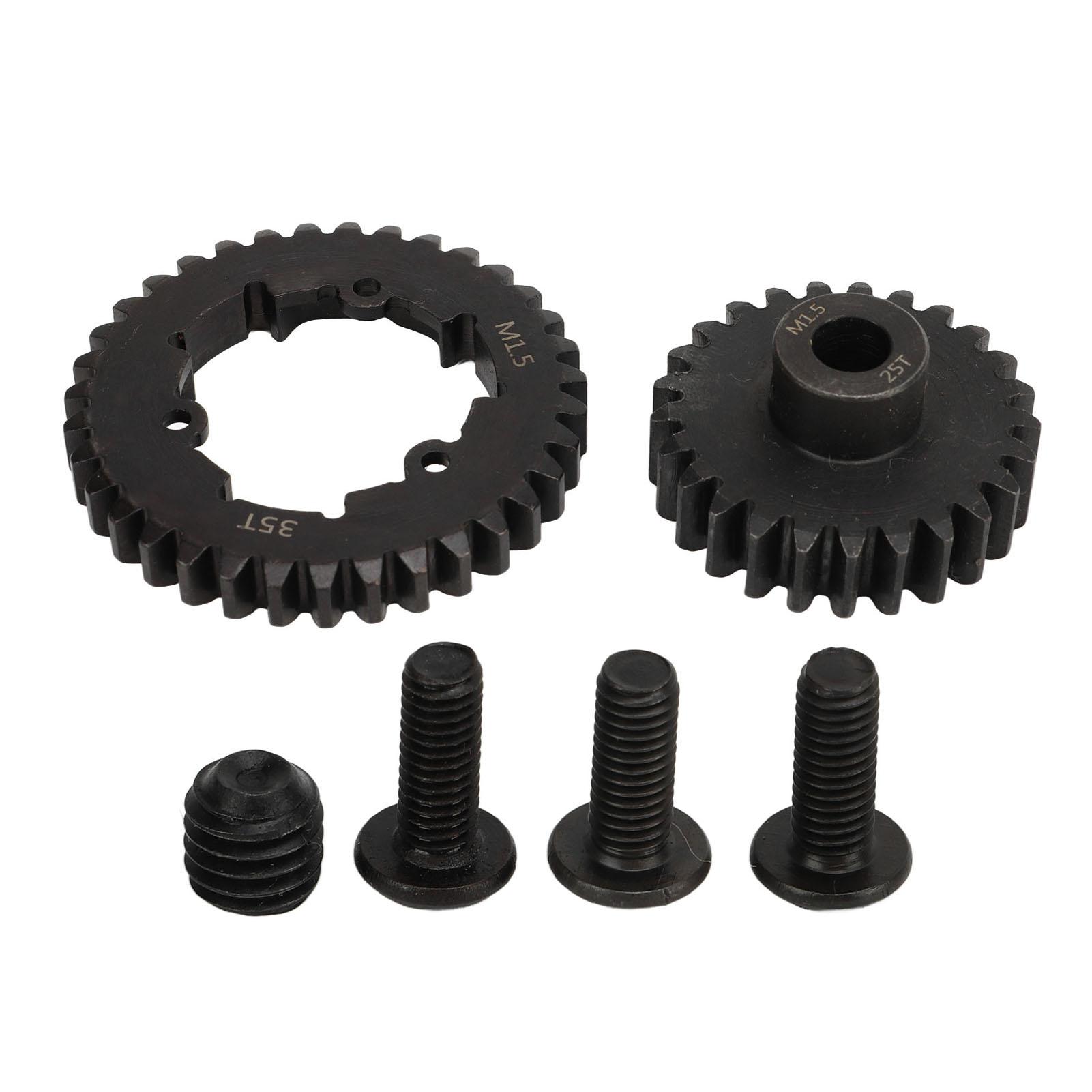 

RC Car Gear Set Steel Motor Gear with 35T Spur Gear for TRAXXAS 6S 8S 15 Accessories 25T