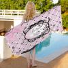Popular J-Jirai K-Kei Fashion Microfiber Printed Beach Towel Mountain Climbing Yoga Beach Swimming Running Absorbent Soft Towel