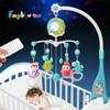 Baby Mobile Rattles Toys 0-12 Months For Baby Newborn Crib Bed Bell Toddler Rattles Carousel For Cots Kids Musical Toy Gift