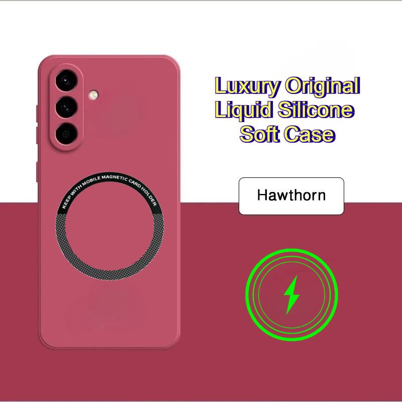 Luxury Original Liquid Silicone Soft Case For Samsung A57 A37 A17 A07 A56/36/26/16/06 A55/35/25/15/05S S26 S25 Ultra Plus Cover