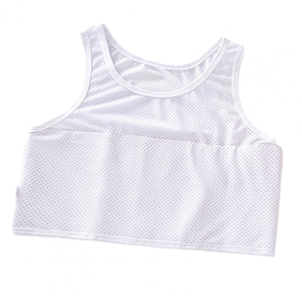 Summer Men Short Type Sport Vest O-Neck Sleeveless Breathable Holes Thin High Elastic Fitness Running Tops