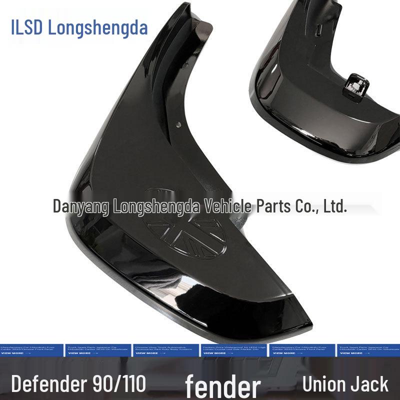 Zástěrky Union Jack pro Defender 90/110 - Přední a Zadní Kola - Terénní Příslušenství