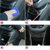 For Peugeot 2008 2014 2015 2016 2017 2018  Control Center Stainless Steel Cladding Side Sequins Trim Car Accessories
