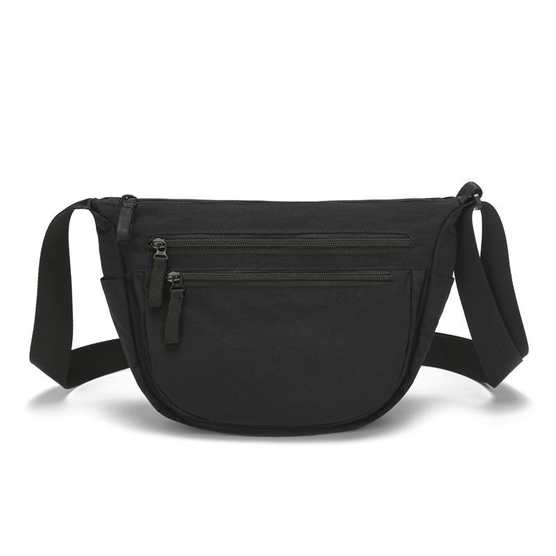 Bolsa Transversal Bolsa de Ombro para Esportes ao Ar Livre Cor Sólida Bolsa Pequena