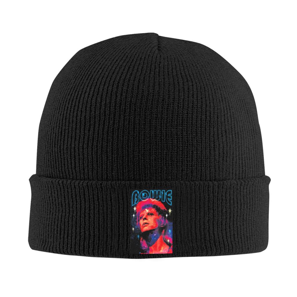 Blackstar Rock Tarot Hats Autumn Winter Beanies Fashion Davids Bowies Cap Female Male Acrylic Skullcap