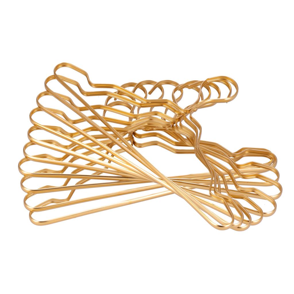 10Pcs Clothes Hanger WearResistant Enlarged Thickened SpaceAluminum NonSlip Clothes Hanger with