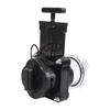 Manual Control 3 Inch Campers Trailer Waste Valves High Strength Plastic Construction Leak Proof Design For Outdoor Use