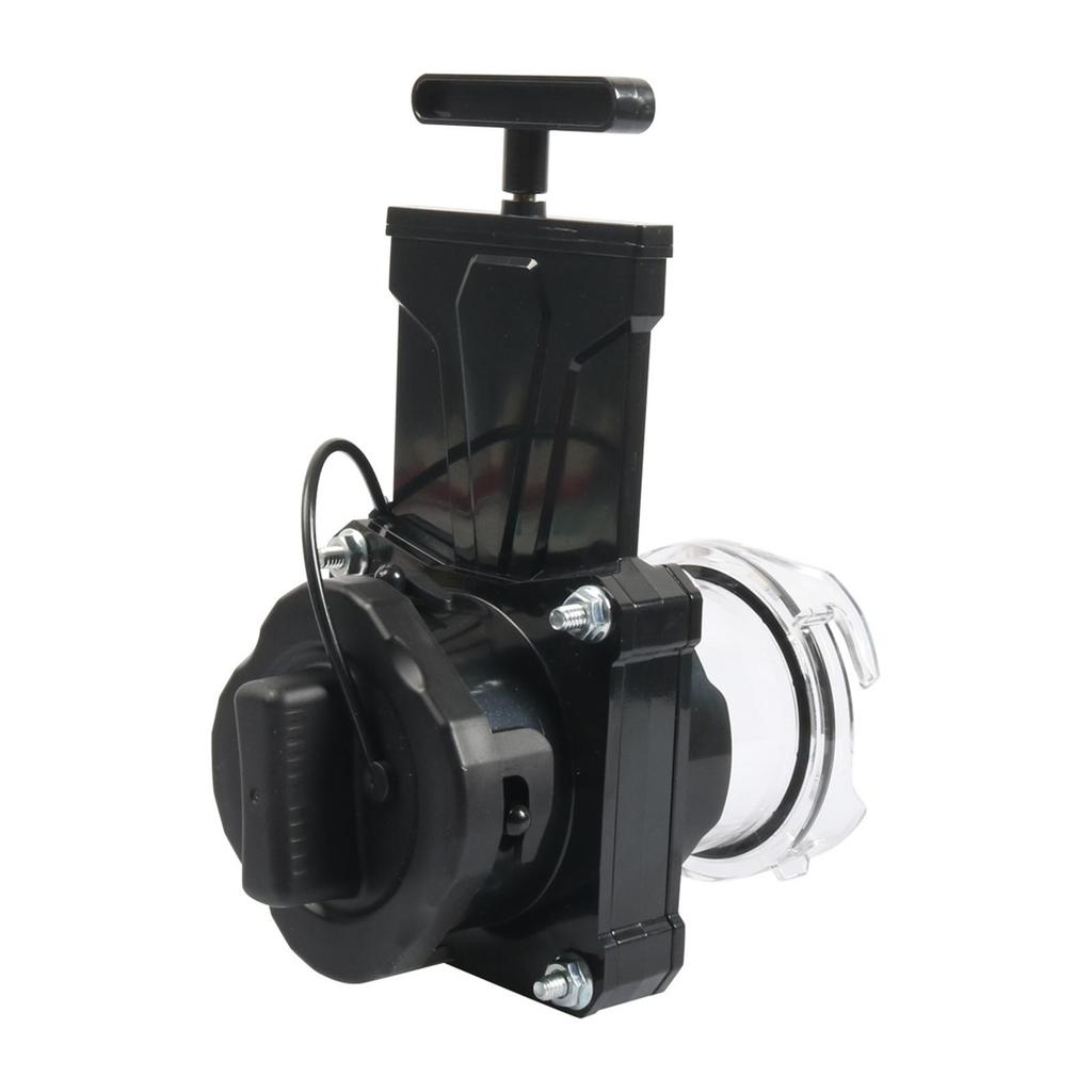 Manual Control 3 Inch Campers Trailer Waste Valves High Strength Plastic Construction Leak Proof Design For Outdoor Use