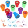 Sellos de Tinta Automática de Dibujos Animados Juguete Regalo Niños Sellos de Animales de Granja de Dibujos Animados Fiesta de Cumpleaños Regalo para Niños Navidad Regalos para Invitados de Boda