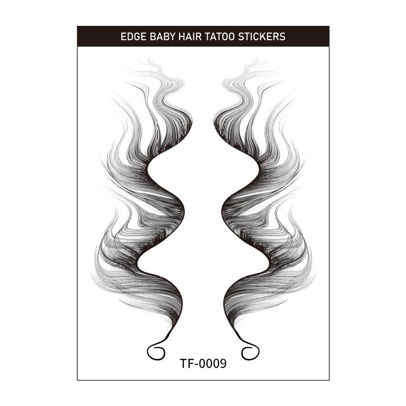 Bangs Sticker Eyebrow Sticker Hair Sticker Hairline Wig Tattoo Sticker Hair Edge Tattoo