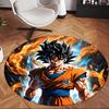 Dragon Ball (23) Round Office Rug Decorative Floor Rug for Office Bedroom Living Room and Home Space