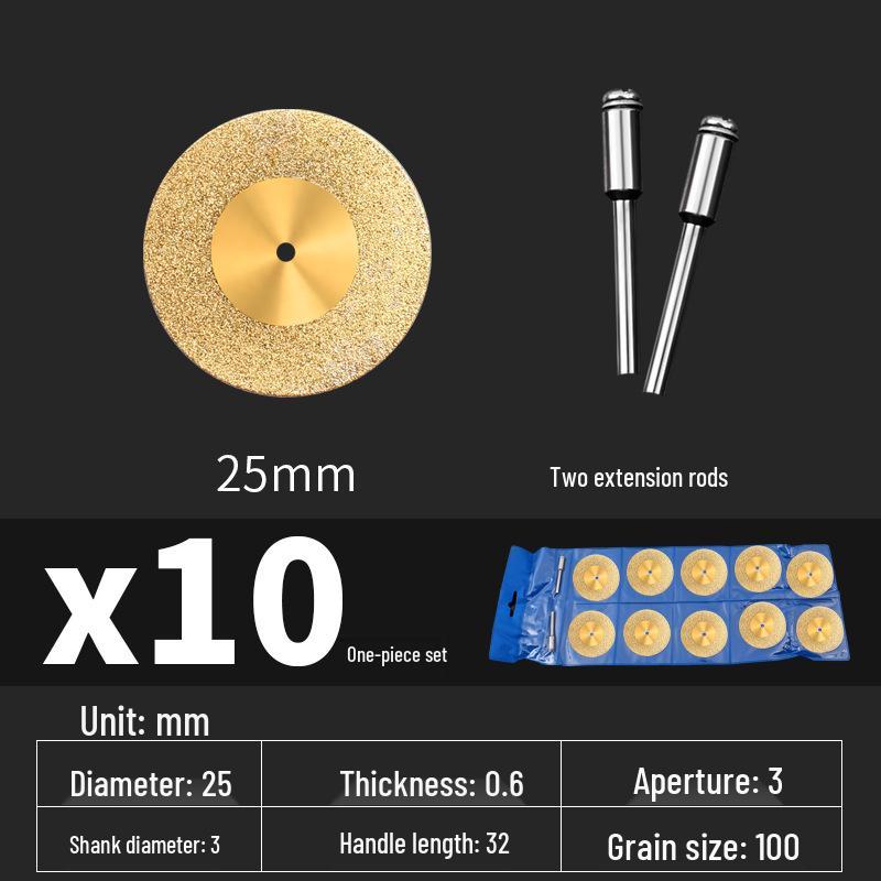 Jade Glass Diamond Abrasive Grout Cleaning Mini Saw Blade, Electric Grinding Disc